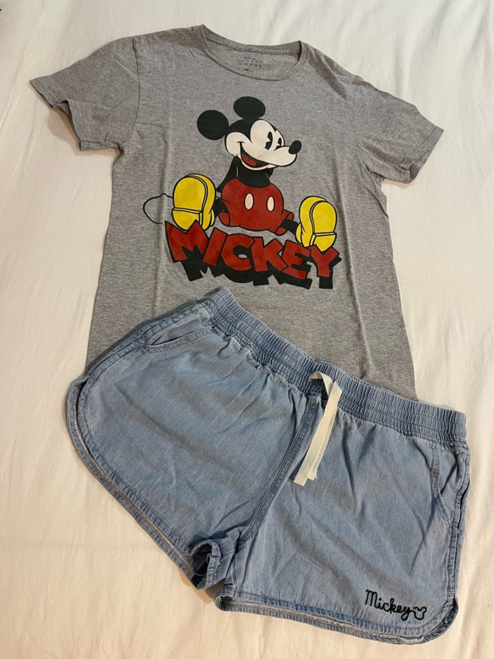 Mickey Mouse Graphic Tee and Shorts Set